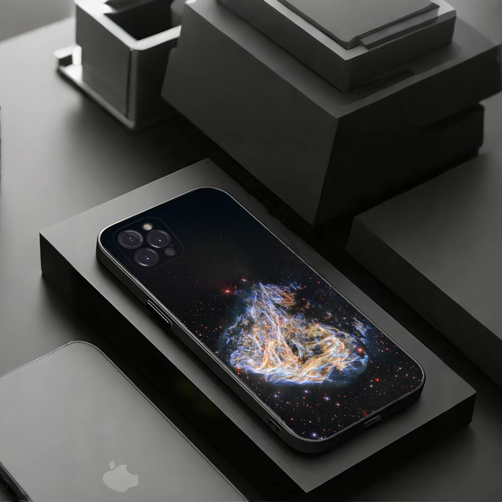 Чехол для телефона "Звезды Земли Космос" Для iPhone 17 16 15 14 13 12 11 Pro Xs Max Mini Plus Противоскользящий Ударопрочный Жесткий