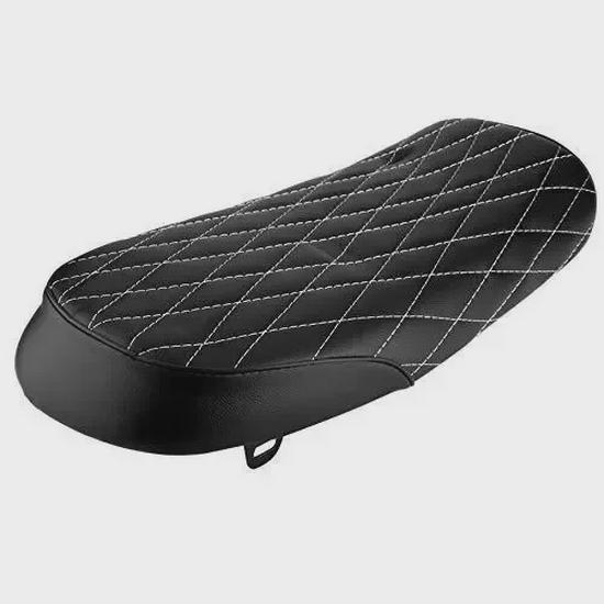 Retro Motorcycle Seat Cushion: Pearl River CG125 Cafe Racer Cross-Rider Flat Peak Caterpillar Bag