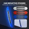 AABIA1 For Benz 4PCS Car Rearview Mirror Reflector Stickers Warning Anti-collision Reflective Strips AMG CLA CLS C180 C200 W204 W205