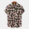 Summer Hawaiian Short Sleeve Printed Vintage Shirt Men's Loose And Breathable Oversized Clothing Luxury Y2k Normal Shirt