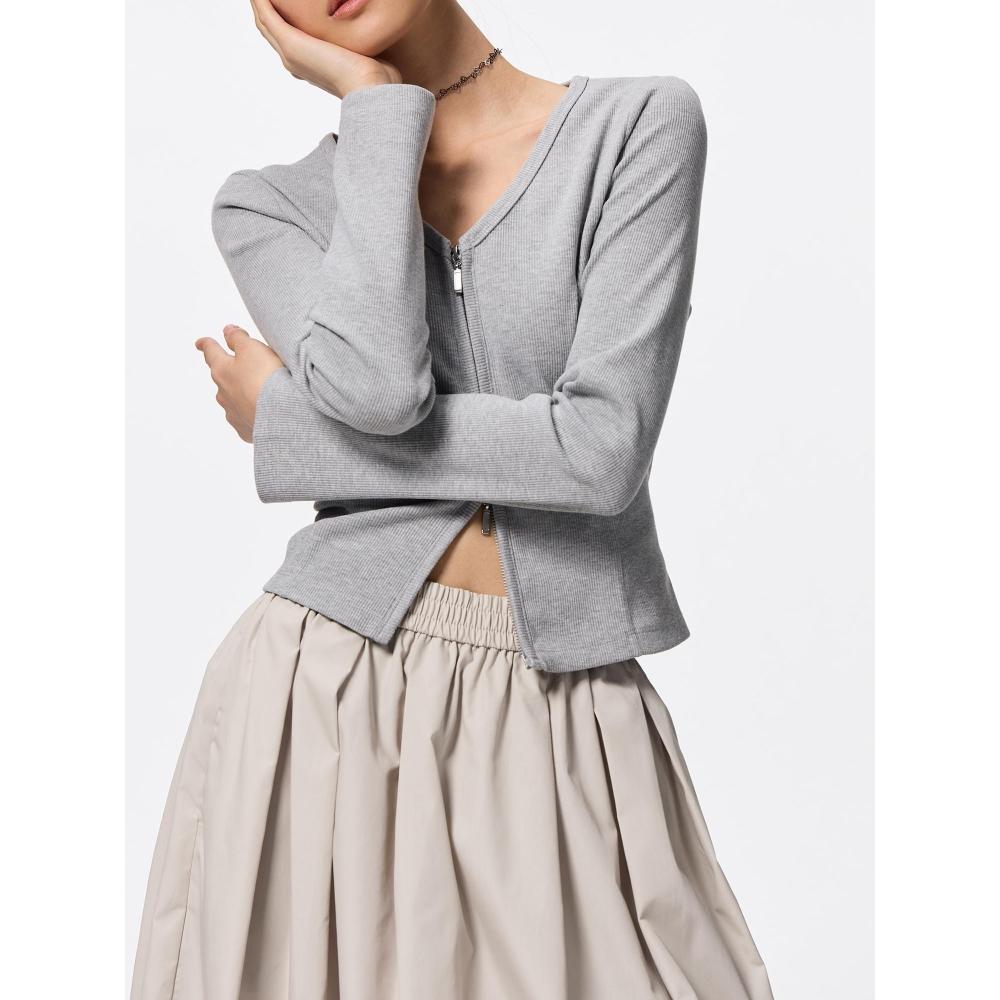 GU by Uniqlo Юбка миди с подолом-пузырем