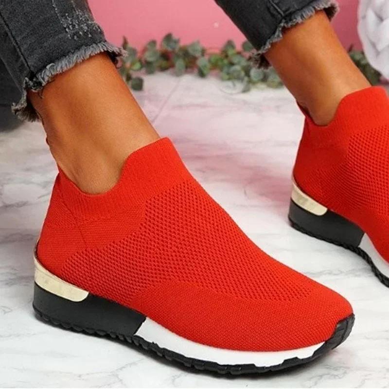 Новые женские кроссовки Slip-on для женщин, повседневные, спортивные, женские, осень 2024, белые кроссовки, женские, вулканизированные туфли