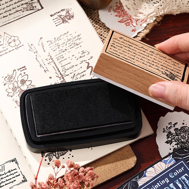 Красочная многоцветная штемпельная подушечка для штампов для планировщика, для скрапбукинга, студенческие принадлежности, самонаборная штемпельная подушечка, школьные аксессуары, канцелярские товары