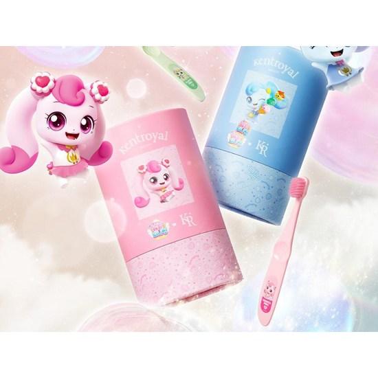 Kent Royal Sweet and Sour Catch Tiniping Season 4 Ultra-Fine Bristle Kids Toothbrush, Ha Cheuping, 12 Pieces, 2 Pieces, a Popular Character In Korea
