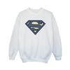 DC Comics Boys Superman Indigo Blue Logo Sweatshirt