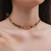 Elegant Zircon Choker Necklace: European and American Style