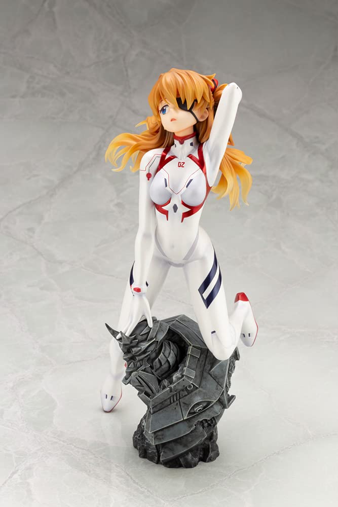Shin Evangelion Театральная версия Shikinami Asuka Langley Prototype Plug Suit Ver для глубокого масштаба, окрашенная ПВХ полная фигурка 201076 ~Дайвинг под давлением~