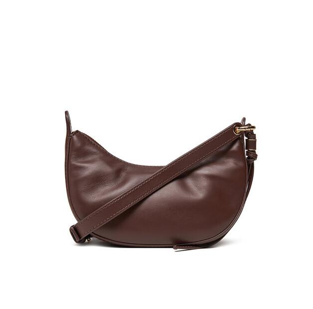 Сумка Tommy Hilfiger Tommy Hilfiger Moon Leather Mini Crossover AW0AW17466 коричневый