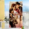 Michael Jackson Customizable Name Beach Towel High Absorbency & Quick-Dry Portable for SwimmingBeachCamping Travel Beach AccessoriesGym