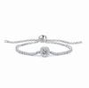 S925 Sterling Silver Moissanite Bracelet for Women, Starry Square Bag, One Carat Moissanite Pull-out Bracelet