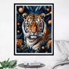 5d DIY Diamond Painting Cross Stitch Animal Tiger Fruit Diamond Embroidery Mosaic Full Round Drill Home Decor Arts