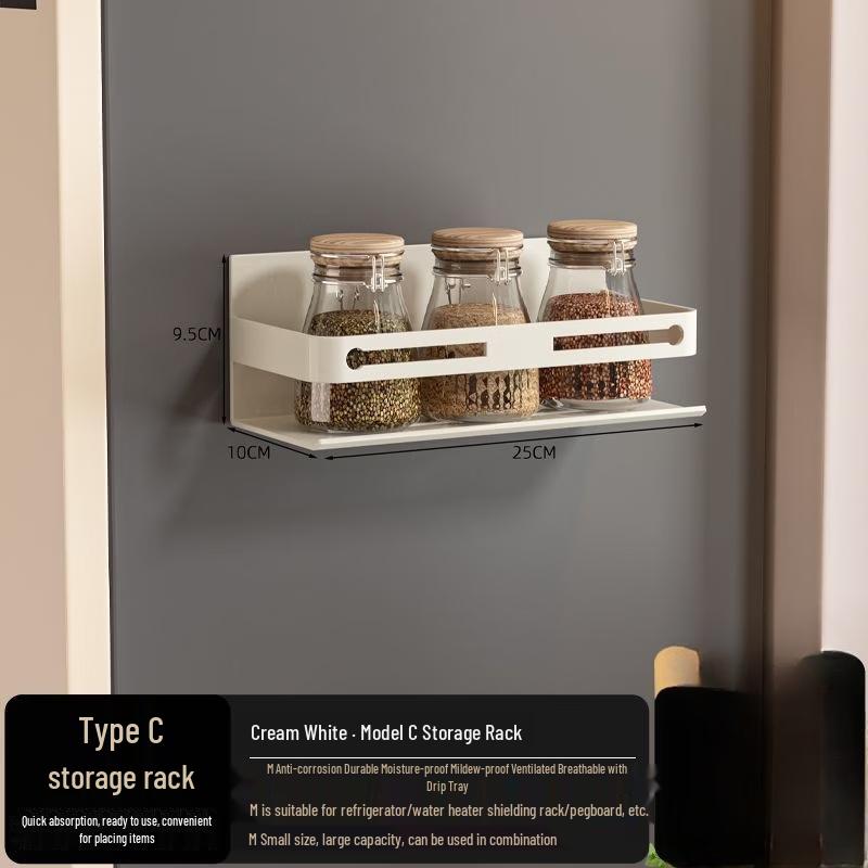 cmaos Magnetic Kitchen Pegboard Shelf