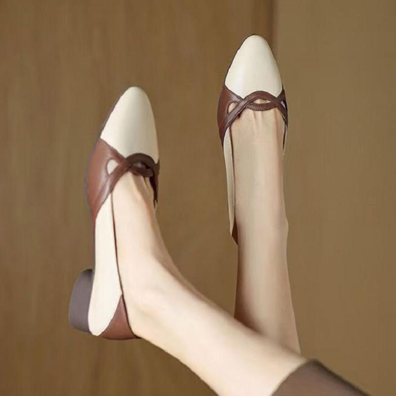 Sapatos Femininas Женские повседневные высококачественные элегантные красивые удобные туфли Женские модные зеленые туфли-лодочки Zapatos De Mujer C1046