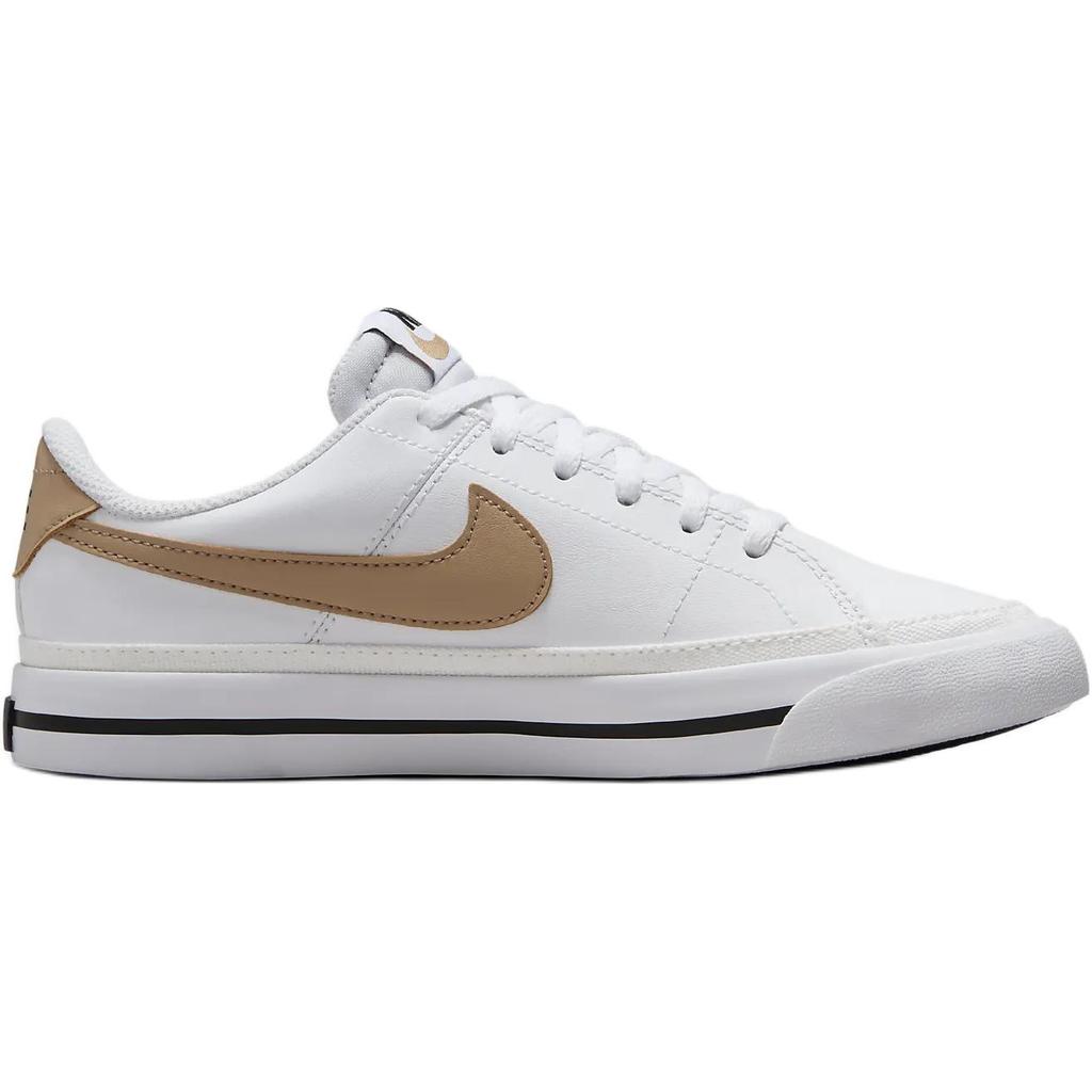 Nike Кроссовки Court Legacy GS White Hemp для детей, черные DA5380-126