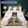 Truck Decorations Pattern Bedding uilt Set uilt Cover Pillowcase Home Decoration Birthday Gift (1 * duvet cover + 2 * pillowcase without core)_XIA