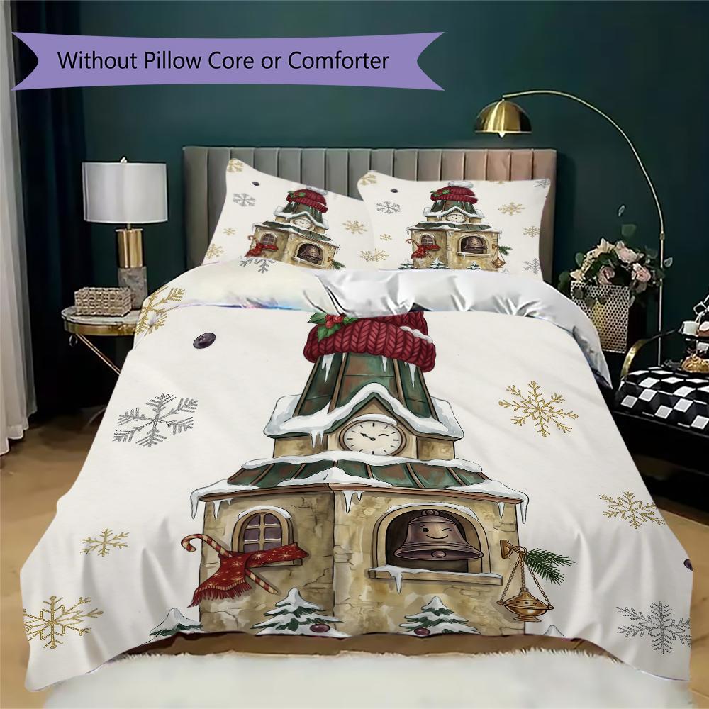 Truck Decorations Pattern Bedding uilt Set uilt Cover Pillowcase Home Decoration Birthday Gift (1 * duvet cover + 2 * pillowcase without core)_XIA