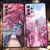Розовый чехол для телефона с цветами вишни на весну для Samsung Galaxy A15 A14 A25 A54 A34 A51 A71 A73 A32 A52 A52S A11 A21S A31 A41 5G