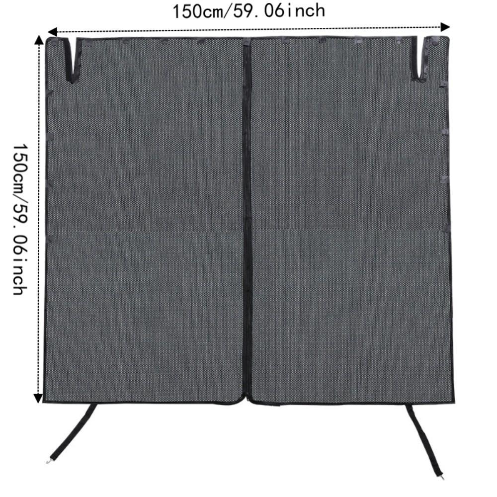 Ventilated Magnetic Car Trunk Mosquito Net Sunshade SUV Tailgate Privacy Curtains Camping