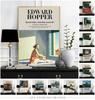 Edward Hopper Exhibition Poster, Morning Sun Art Prints, Nighthawks Wall Picture, Contemporary American Life Landscape Wall Art No Frame