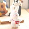 Cute Cute Shoulder Bag, White Rabbit Pendant Plush Toy Doll Bag Hanging Decoration Keychain Doll Doll Doll