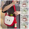 Harajuku Fruits Shape Crossbody Bag Message Bag Mobile Phone Pack Funny Shoulder Bag Travel