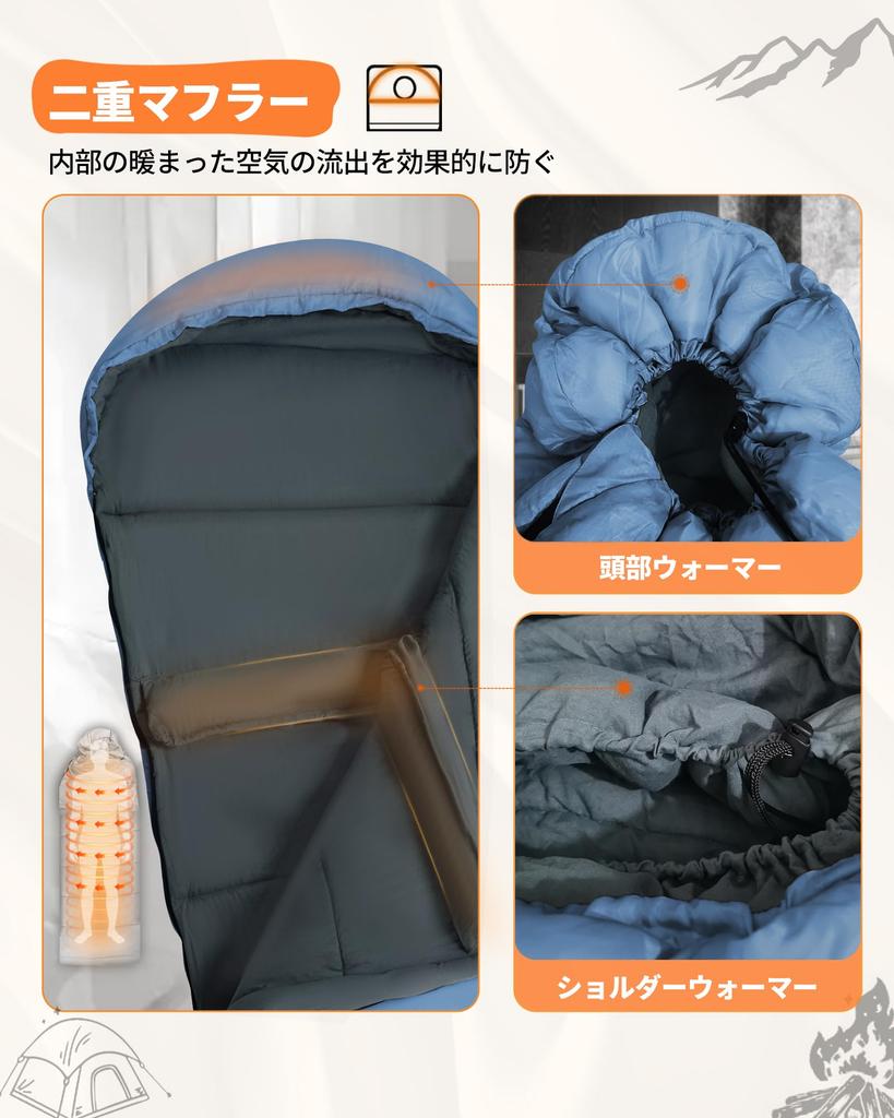 Спальный мешок Nord Coast для градусов холода 230T Высокий тепловой Ветрозащитный Спальный для улицы Горы Сна в Сверхурочное время в Сумке для хранения на случай стихийного бедствия