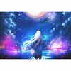 5D Diy Full Diamond Painting Anime Sky Girl Cross Stitch Kits Diamond Embroidery Mosaic Pattern Picture Home Decor Gift