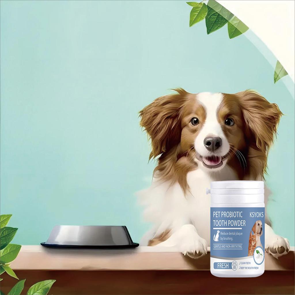 Зубной порошок для домашних животных может мягко очищать зубной налет у собак и кошек без раздражения.