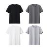 [DAY CLOTHDaycloth] Нижняя рубашка, мужская, с коротким рукавом, набор из 4 шт., 100% хлопок, нижнее белье, набор из 4 футболок, круглый вырез, однотонная, мягкая,