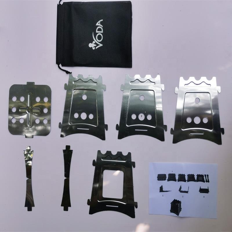 Outdoor Wood Burning Camp Portable Camping Accessories Hiking and Survival Stove