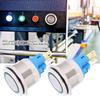 2 шт. DC12-24V IP65 22 мм Кольцо Кнопка сброса 6-контактный Кнопочный переключатель Аксессуары Зеленый