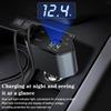 24V 12V Splitter Power Adapter Car Cigar Lighter Distribution PD USB Chargers 3.0 Socket Type-C Lighting Plug Cable Stretchable