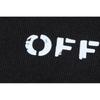 Off-White 2025 Осень/Зима Новая мужская толстовка с принтом в виде газетного узора и стрелок