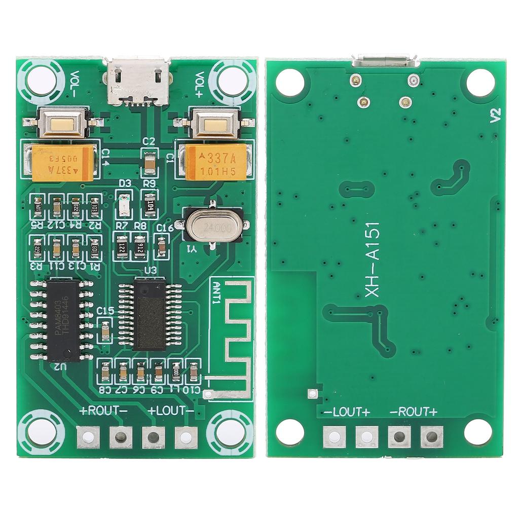 Плата цифрового усилителя Bluetooth, беспроводной аудиоприемник, модуль канала 5 В 10 Вт XHA151