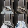 Коврик для входной двери в европейском стиле, ковер для гостиной, ПВХ противоскользящий коврик, свободно режущийся, домашний коврик для двери, коврик для прихожей на заказ, ковер