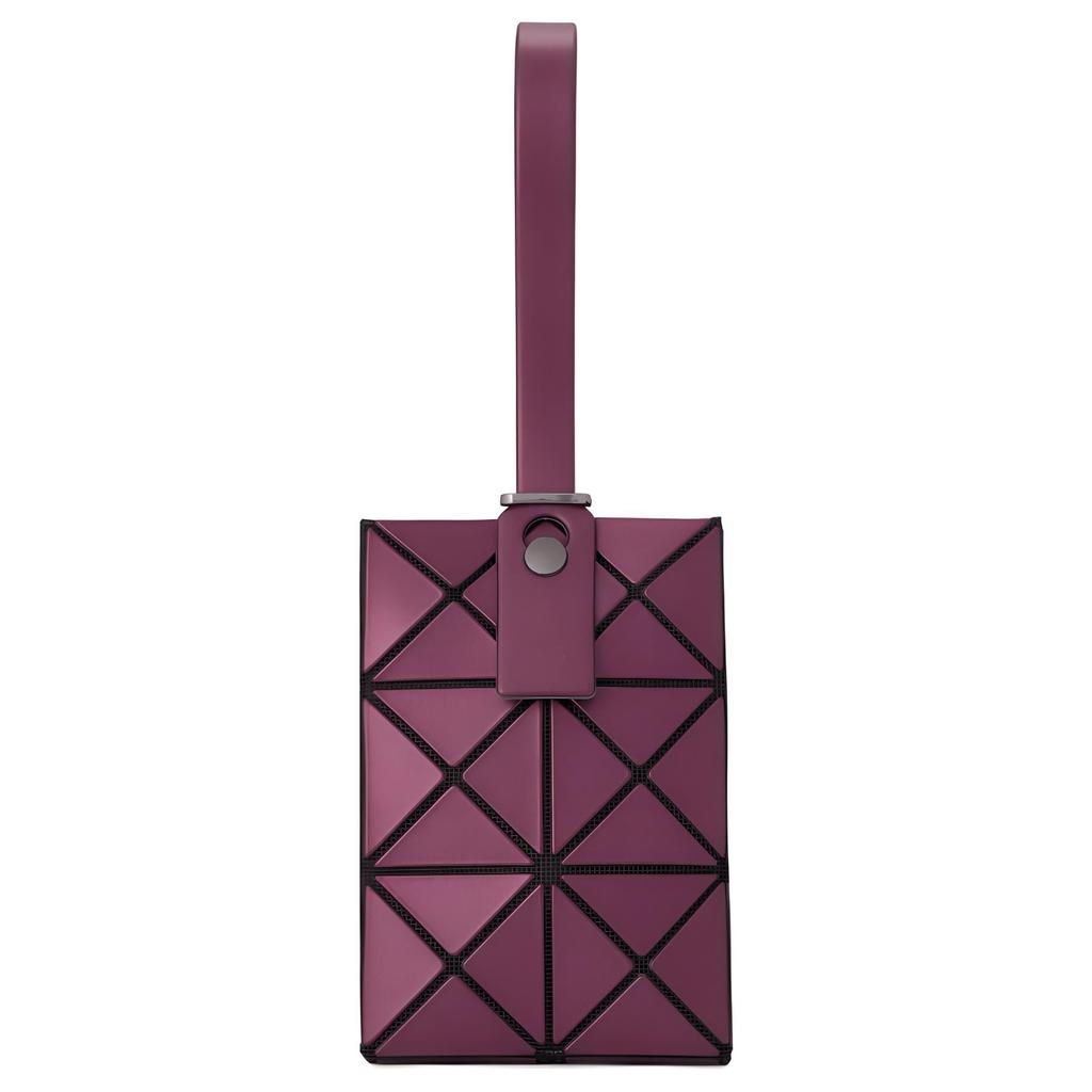 ISSEY MIYAKE PVC Handbag Women's Burgundy BB33-AG671-84