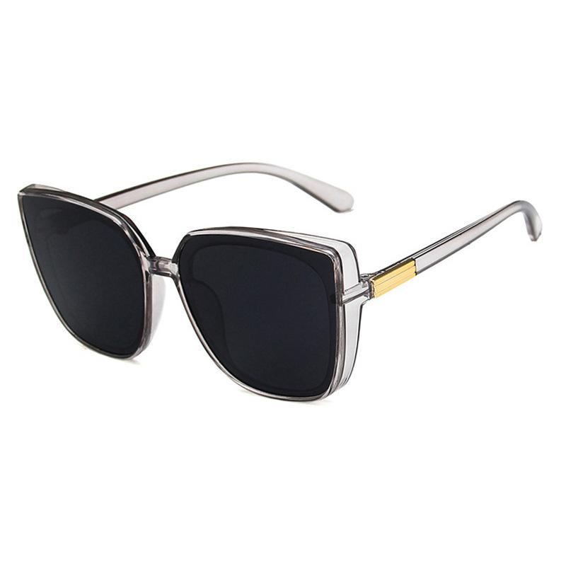 Fashion Cat Eye Sunglasses Women Oversized Big Frame Sunglasses Vintage Glasses Cool Sexy Sunglasses UV400