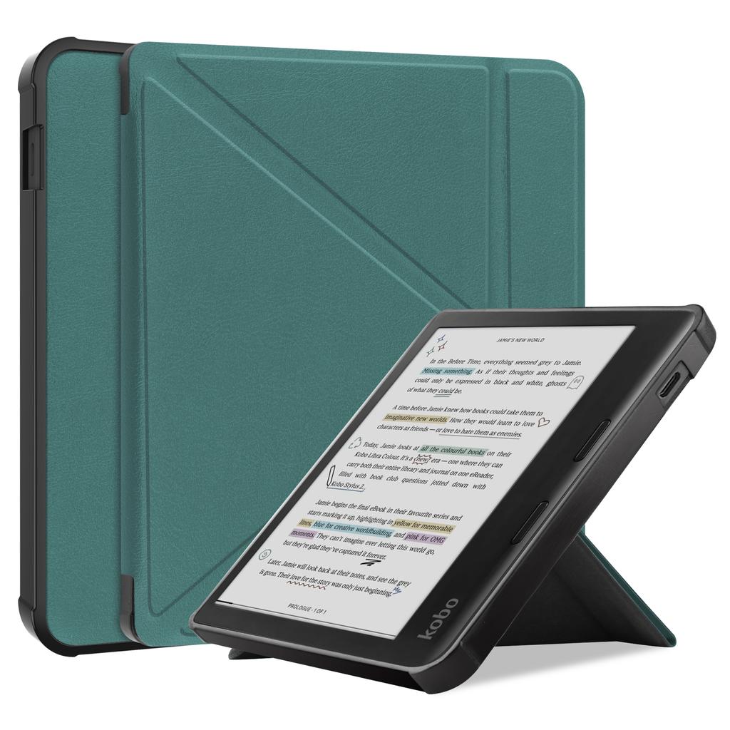 Stand Case for Kobo Libra Colour eReaders PU Leather Sleeve Cover with Auto Wake/Sleep