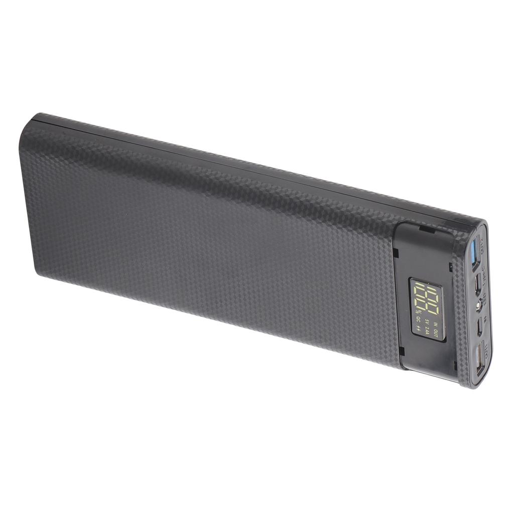 Версия для быстрой зарядки 8x18650 Power Bank Case USB DIY Kit Shell Battery Holder Charge BoxBlack