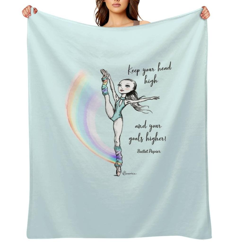 Держи голову выше, а цели ещё выше! Плед Пушистый Кровать Модный Диваны Одеяла