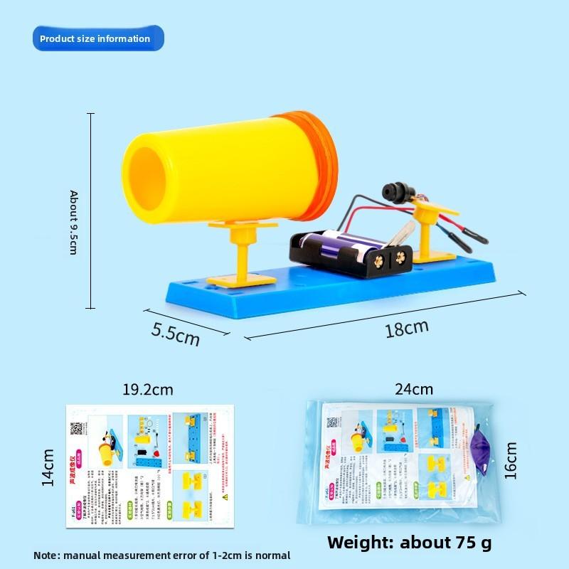 Educational Sound Wave Imaging Device Science Kit For Kids Handson Physics Activity