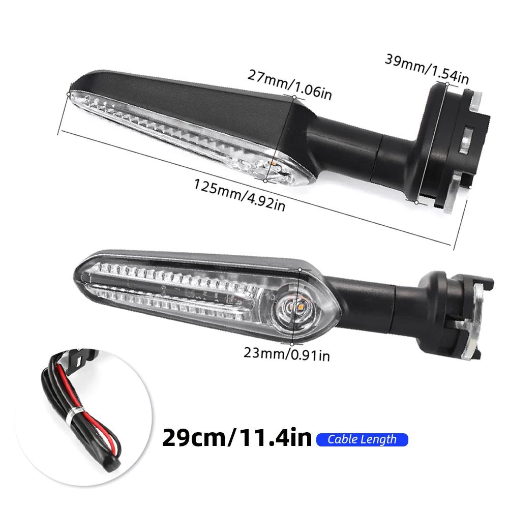 Для YAMAHA MT07 MT09 MT-07 MT-09 TRACER FZ-09 высококачественные светодиодные поворотники для мотоциклов, одна пара индикаторных ламп, запчасти для мотоциклов