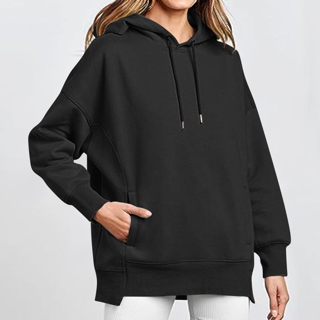 Women S Loose Fit Pullover Hooded Sweatshirt Long Sleeve