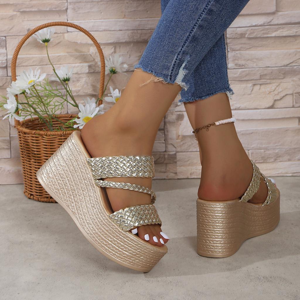 Fashion Women Sandals 2025 Summer New Outdoor Beach Sandals Comfortable Wedges Shoes for Women Design Casual Sandals Size 35-43