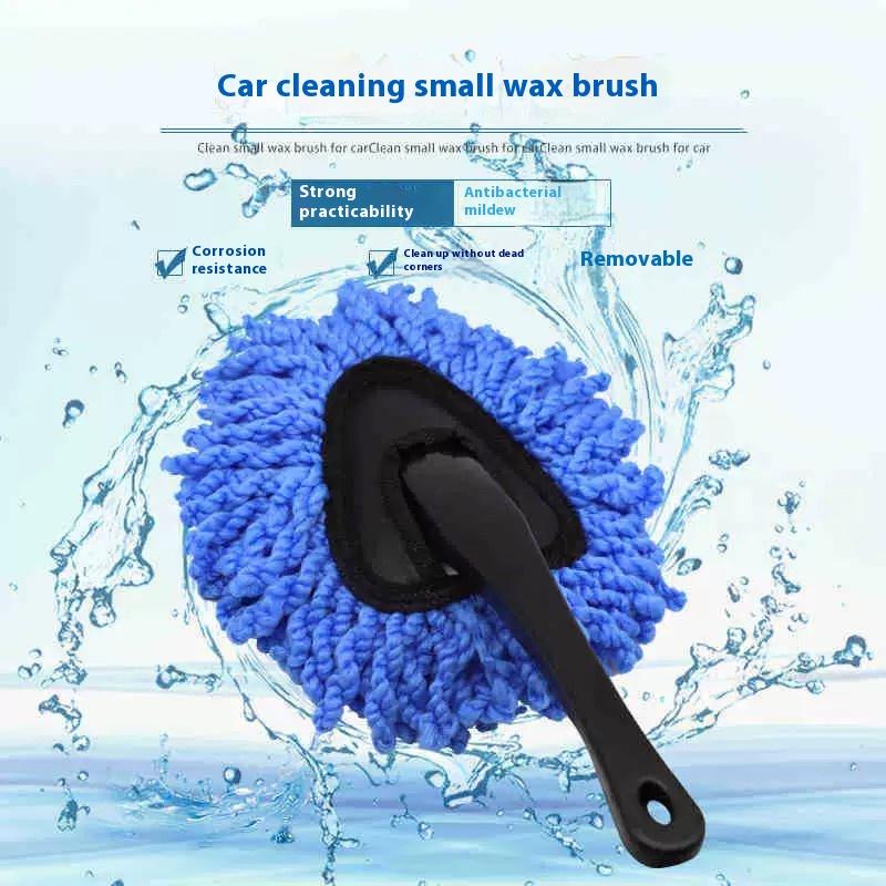 Незаменимая щетка для чистки салона автомобиля! Мини-восковая щетка для автомобиля в паре с пылесметалкой легко создаст чистый салон