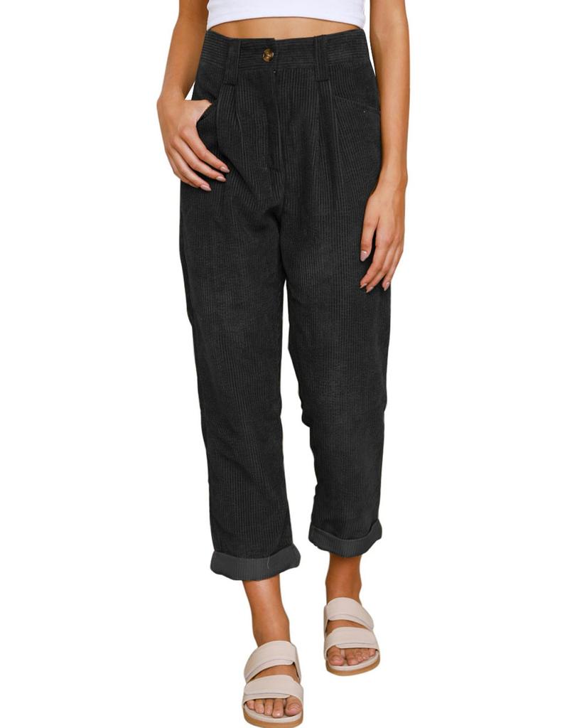 Azura Exchange Брюки прямого кроя с высокой талией