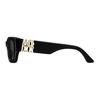 Dior Oversized Square Sunglasses With Logo Decoration Women sunglasses Black MISSS1FXR_10A0
