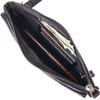 Practical Clutch for Men Made of Genuine Textured Leather CANPELLINI 21549 Black