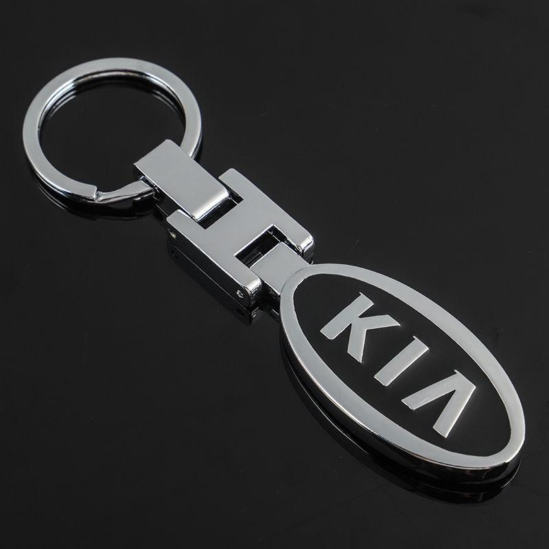 NAQF7 Металлический брелок для ключей автомобиля с логотипом KIA - Стильный автомобильный брелок для KIA K3 Sportage Carnival K5 Seltos Pegas KX1 EV5 Sonet EV6 K4 EV3 Ceed