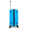 coral high Чемодан среднего размера из АБС-пластика синего цвета 16427